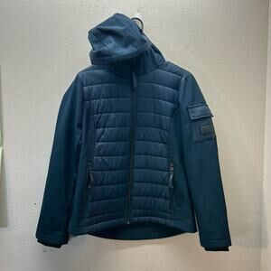 Lauren RALPH LAUREN Coat Women's Jacket Hooded Quilted‎ Full Zip Puffer Outdoors